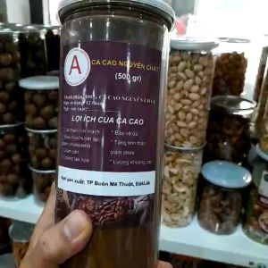 Cacao Đăk Lăk bột ca cao nguyên chất loại đặc biệt hộp 500gr