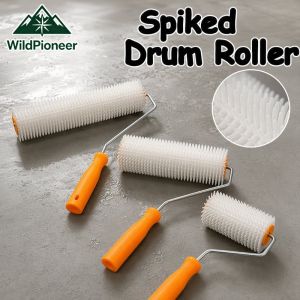 WildPioneer MLADEN Spiked Roller Defoaming Drum Brush For Self Leveling Epoxy Floor Paint Screed