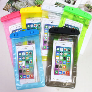 💦ซองกันน้ำ💦🌈ซองโทรศัพท์ ซองมือถือ หลากสี ขอบขุ่น21x11💯ฟรีสายคล้องคอ ทัชสกรีนได้✅พร้อมส่งในไทย กันน้ำ ซอง