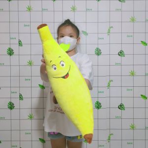 GỐI ÔM NGỦ CHO BÉ SƠ SINH HÌNH QUẢ CHUỐI DỄ THƯƠNG VẢI NHUNG MỀM MỊN 100% GÒN AN TOÀN CHO BÉ