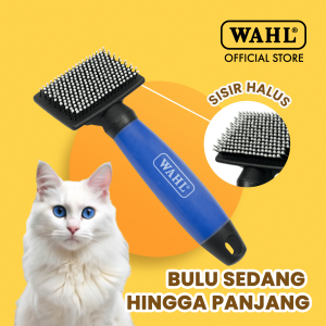 Wahl Cat Small Nylon Slicker Brush - Sisir Kucing Pembersih Bulu Alat Grooming Sisir Perawatan Kucing