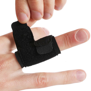 Breathable Finger Joint Splints Shock Absorption Finger Protectors Finger Brace for Sport Gym Injury Recovery