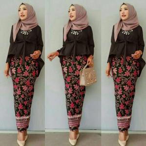 FEMMESHOPA - SETELAN WANITA / SETELAN KEBAYA / SETELAN TERBARU - FN SET ROLINDA BATIK