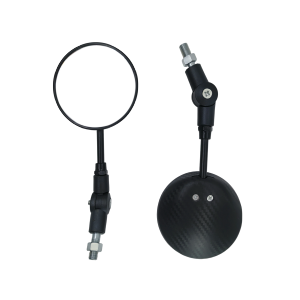 Motorcycle Mirrors Universal Round Motorcycle Rear View Side Mirrors Handle Bar Side Mirror