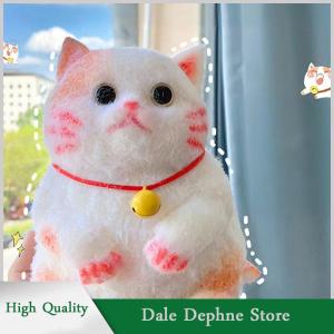 [Dale Dephne] Taba Cute Chubby Cat Orange Cat Plush Soft Sticky Girl Kids Birthday Gift Fidget Squishy Toy Pet Ornaments Gifts
