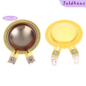Joldhans 1Pcs For Home Theater Mixer Console Treble Horn Audio Tweeter Speaker Voice 25.4mm Titanium And Resin Diaphragm Repair Kit