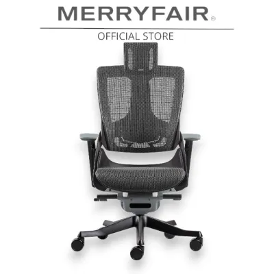 MERRYFAIR WAU2 Ergonomic High Back Chair _Mesh Office Chair Adjustable office chair Kerusi Pejabat 电脑椅子 人体工学椅