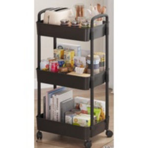 MURAH ! HANA TROLLEY 3 SUSUN / RAK TROLI DORONG BAHAN PLASTIK / RAK SUSUN / RAK RODA / RAK DAPUR / RAK DORONG / RAK SERBAGUNA / Rak Troli Susun Serbaguna Rak kamar mandi Rak Salon Rak susun aesthetic Rak Penyimpanan Dapur 3 tingkat Dengan Roda SHENAR
