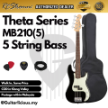 THETA-5 Series 5 String Bass Guitar (RCStromm/ Gamma  / MB205) Electric Bass Guitar Package Comes with cable bass guitar set beginner bass guitar package with 15watt Bass amplifier speaker 5 tali bass gitar. 