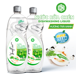 Nước Rửa Chén Tonycare 800ml – Hương Trà Xanh – Đánh Bay Dầu Mỡ – Dịu Nhẹ Da Tay
