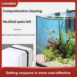 【CANAMEK】 Mini Vuông Từ Bàn Chải Hồ Cá Thủy Tinh Sạch Hơn Chống Xước Thủy Tinh Sạch Hơn Từ Bàn Chải Cho Hồ Cá Nhỏ Bể Cá