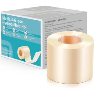 E-Star Medical-Grade Hydrocolloid Roll 5cm x 5m Indications for Hydrocolloid Advanced Wound Care 100% Original Minimum Discount