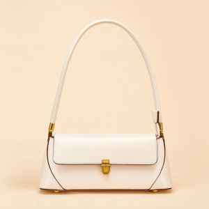 Royal Bagger Underarm Bags for Women Genuine Cow Leather Fashion Summer French Style Female Shoulder Bag Handbag 2035
