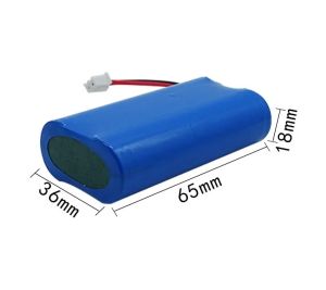 PIN SẠC 18650 7.4V 2500mAh JACK 2.54 (CÓ MẠCH BẢO VỆ) THÍCH HỢP CHO LOA BLUETOOTH ĐÈN LED MẶT TRỜI MICRO KARAOKE LOA BẨY CHIM MÁY TRỢ GIẢNG
