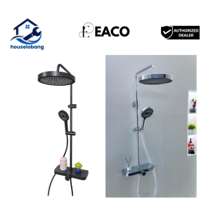 EACO Rainshower Set - Gun Metal/ Chrome - (RSS-GM-8005/ RSS-CH-8005)