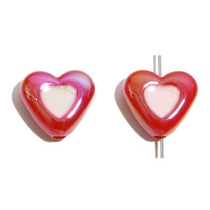 5Pcs 15mm Acrylic Colorful Creamy Enamel Heart Beads Handmade Cute Candy Heart Charms for Earrnig Bracelet DIY Jewelry Making Accessories