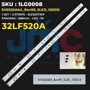 Backlight TV LG 32 Inch 32LF520A SV0320AK4-Rev09-5LED-150310