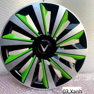 Bộ 4 Ôp lazang R13 - ốp chụp bánh xe ô tô [VF2 / Minio Green ] Op chụp mâm xe điện Vinfast.Dành Cho Các Loại Xe Cỡ Lốp 13 inch