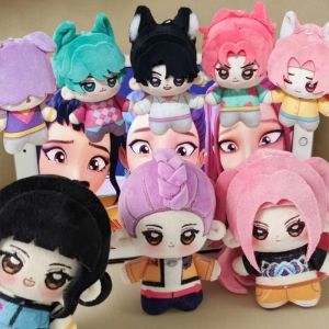 VERIDIAI Ca sĩ chính Rumi Đồ chơi nhồi bông Thợ săn quỷ HUNTR/X Zoey Búp bê ban nhạc anime Búp bê bông 12cm Búp bê nhóm nhạc nữ Hàn Quốc Quà sinh nhật