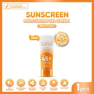 Salsa Sunscreen Moisturizer Gel Cream SPF 45 PA++++ 30g - Tabir Surya Salsa - Virgo Shoop