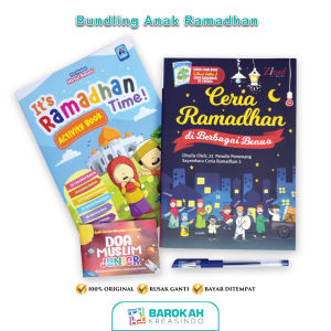 Buku Cerita Anak Muslim Ceria Ramadhan Di Berbagai Benua Jurnal Ramadan Full Color Paket Hemat