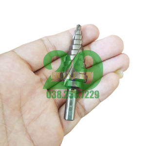 Mũi khoan bước tháp 4-22mm chuôi 10mm chuyên khoan INOX sắt thép... đa năng