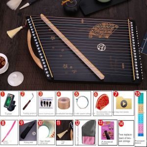 [Give a piano bag] Guzheng fingering apparatus 21 string beginner guzheng professional small guzheng
