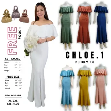 Lazada bridesmaid dress online