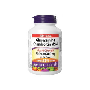 Webber Naturals Glucosamine Chondroitin MSM 500/400/400mg – Hỗ trợ xương khớp giảm đau nhức hiệu quả