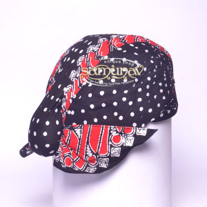 Blangkon Mataram Super Halus Macan Tutul Kembang Gedang Merah