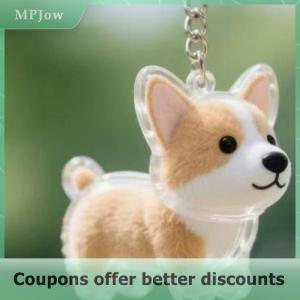 【MPJow】 Cute Transparent Pet Dog Hair Collection Storage Box Keychain Pendant Storage Capsule Pet Hair Souvenirs Gift