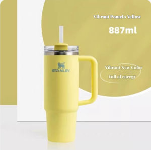 【SG Seller】STANLEY The Quencher H2. O FlowState TUMBLER 40Oz Stainless Steel Thermal Cup Reusable Straw Bottle Lid STANL