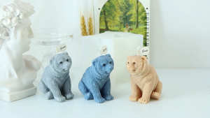 Flexible Resin Mould Handmade Crafting Silicone Mould 3D Bear Soap Mold for DIY Crafts