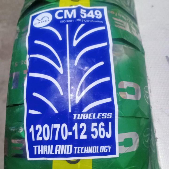 TIRE 1207012 CAMEL TUBELESS/ 1307012 made in thailand free sealant