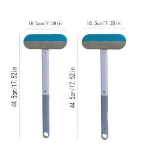 Kebidumei 4 in1 Pet Hair Remover Brush Long Handle Reusable Lint Brush for Couches Carpets Clothes Bedding Window Cleaning Brush Pet Fur Cleaning Tool