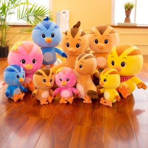 YOUSHI TOP Cartoon Office Decoration Christmas Gift Sleeping Mate Toy Room Decoration Plush Pillow Sofa Cushion Appease Doll Interactive Toy Chicken Squad Plush Toys Home Comfort Cushion Recommended age: 4-14 years Stuffed Toy