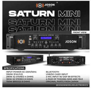 JOSON SATURN MINI Professional Digital Power Amplifier 1350W PMPO USB+SD/MMC Card