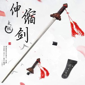 Kiếm rút cổ trang tập võ thuật tập dưỡng sinh có thể gập rút dài 1m