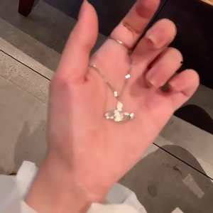 Sparkling Pendant Necklace Planet Necklace Alloy Texture Fashion and Trendy Suitable for Fashionable Lady