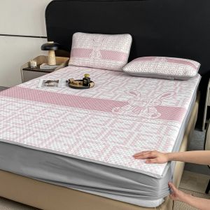 New Large Version Printed Ice Peas Bed Sheet Cool Cool Bed Sheet Fitted Bed Sheet High Quality Bed Sheet Queen/King
