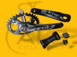 Aeroic Crankset Hallowtech MTB with BB 1by 1x34T XXC-3 / 7 - Bike Parts
