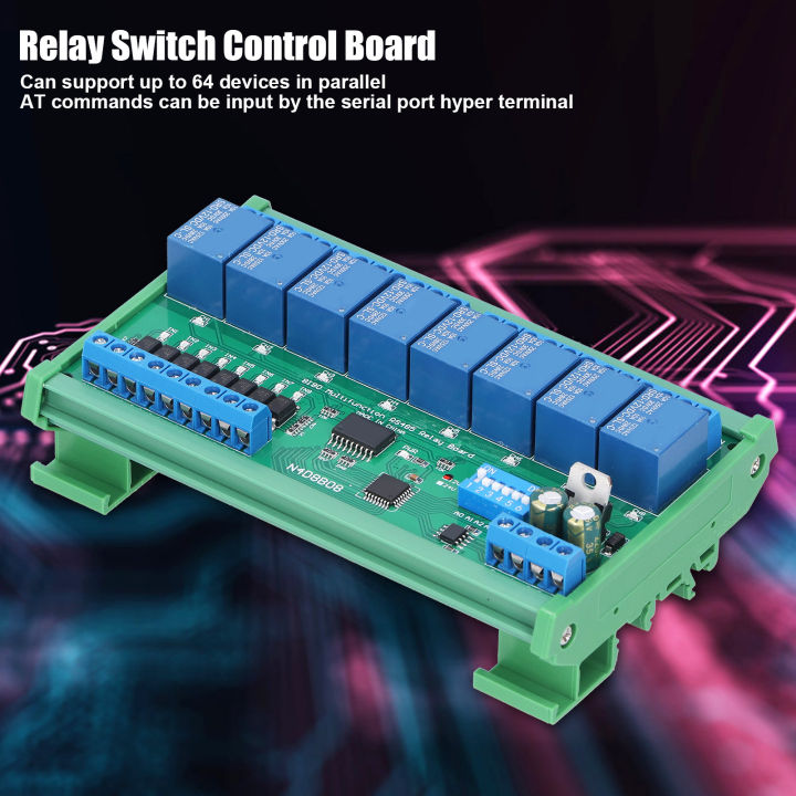 Rail350vip Module DIN35 Rail Board RS485 Relay Module 6 Working Modes for 64 Devices in ...