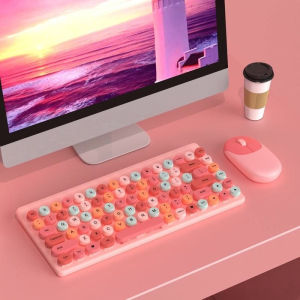 【SG Seller】2.4G Switch 86 Mechanical Keyboard with Wireless Mouse