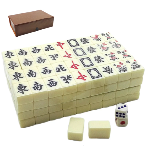 Compact Travel Mahjong Set With Complete Accessories For On The Go
