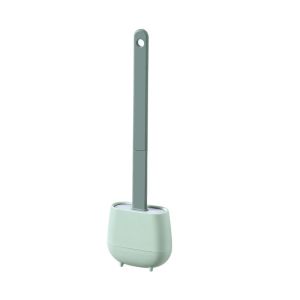 Berus Toilet Silikon Alat Pembersihan Kamar Mandi 3 in 1 Dengan Kontainer