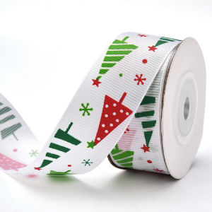 1 ROLL Pita Motif Natal 25cm Premium - Christmas Ribbon 9 Meter - Hiasan Dekorasi Pohon Natal PS110