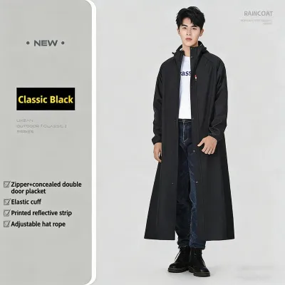 Raincoat for motoecycle rider for adult makapal rain coat for men women heavy duty raincoat waterproof rubberized kapote original makapal PVC thickened lengthened rainstorm proof full body one piece poncho raincoat
