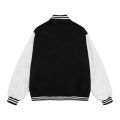 Áo Khoác Form Rộng Nhung Tăm Jacket Varsity FF Unisex V1 Màu Đen,Hồng. 