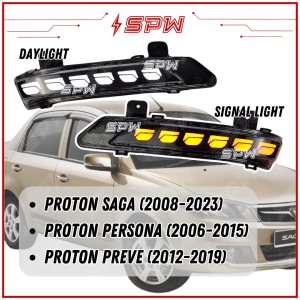 Proton Saga BLM/FL/FLX/SV/VVT/MC2 Persona Preve LED Side Mirror Daylight DRL Daylight Sequential Turning Signal Light Welcome Light Puddle Door Light Lamp