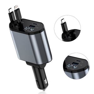 Tẩu sạc xe ô tô tự điều chỉnh dòng điện theo thiết bị. -CTG
